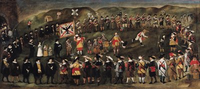 Members of the Brotherhood of St. Barbara of Dunkirk by Flemish School
